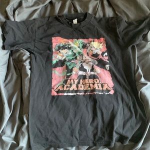 Black my hero academia T-shirt